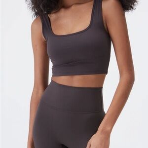 Adanola Ultimate Square Neck Bra - Coffee Bean - XL